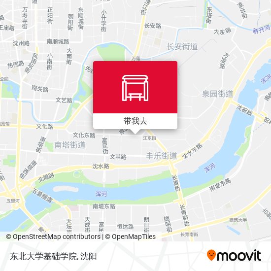 东北大学基础学院地图