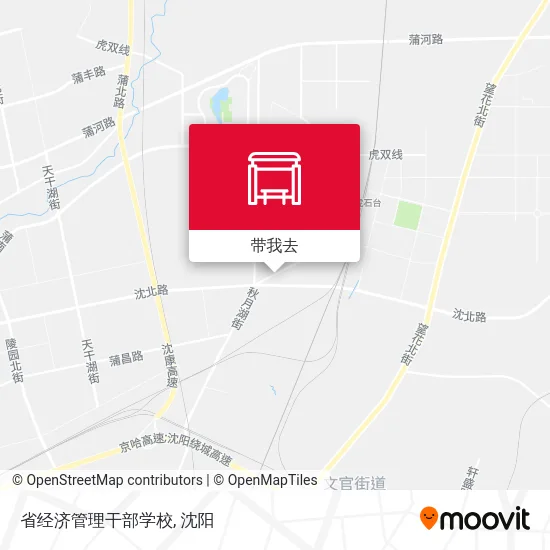 省经济管理干部学校地图