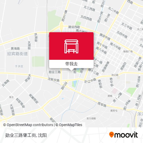 勋业三路肇工街地图