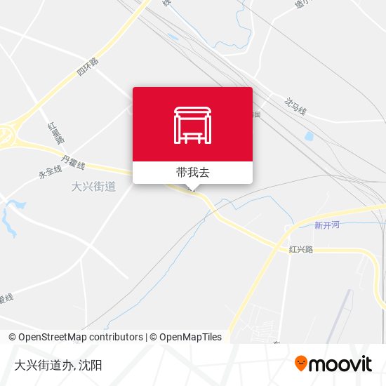 大兴街道办地图