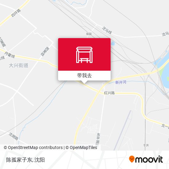 陈孤家子东地图