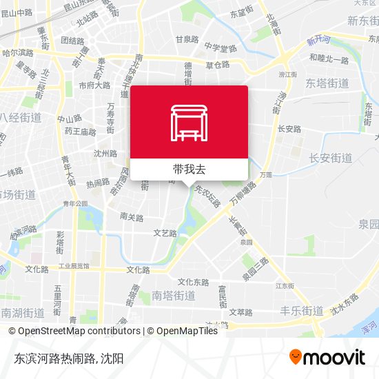 东滨河路热闹路地图