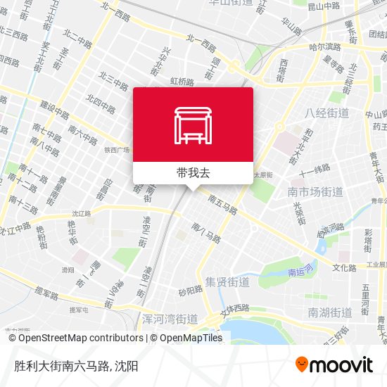 胜利大街南六马路地图