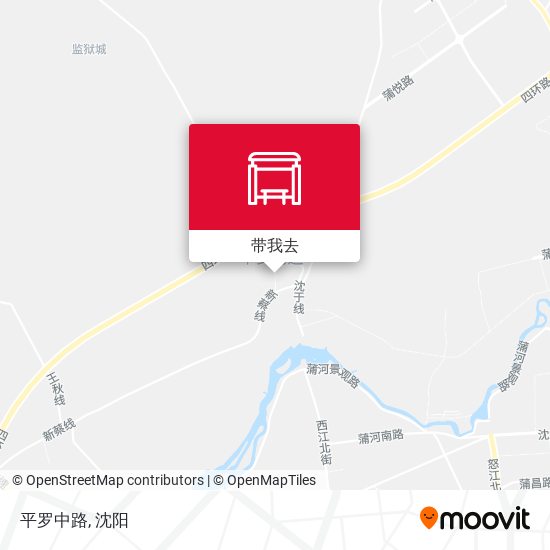 平罗中路地图