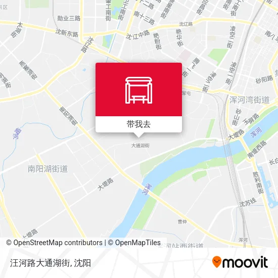 汪河路大通湖街地图