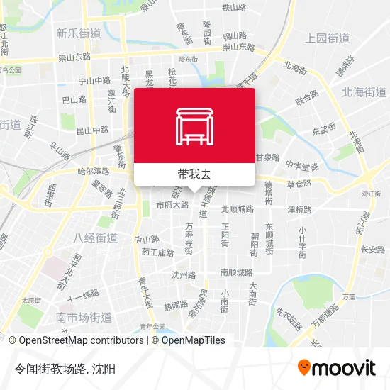 令闻街教场路地图