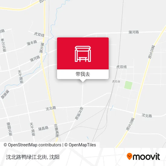 沈北路鸭绿江北街地图