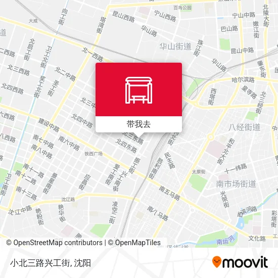 小北三路兴工街地图