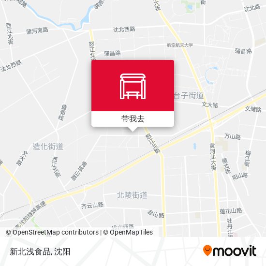 新北浅食品地图