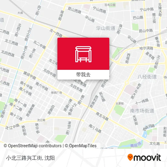 小北三路兴工街地图