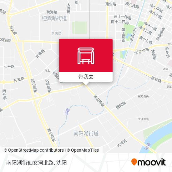 南阳湖街仙女河北路地图