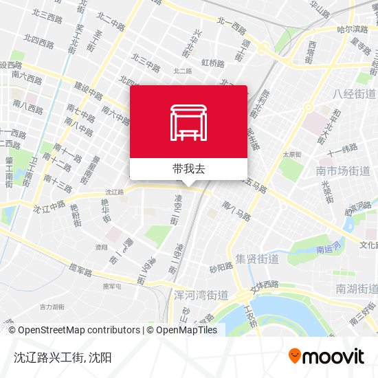 沈辽路兴工街地图