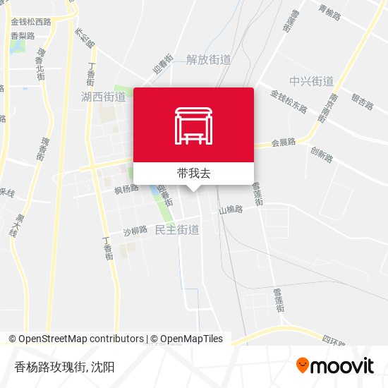 香杨路玫瑰街地图