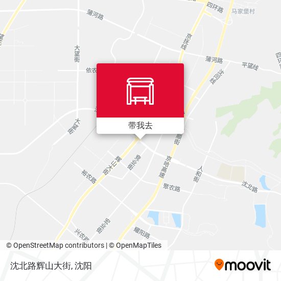 沈北路辉山大街地图