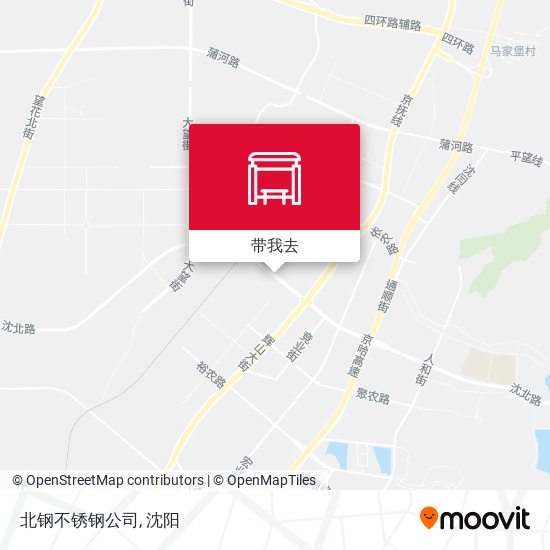 北钢不锈钢公司地图