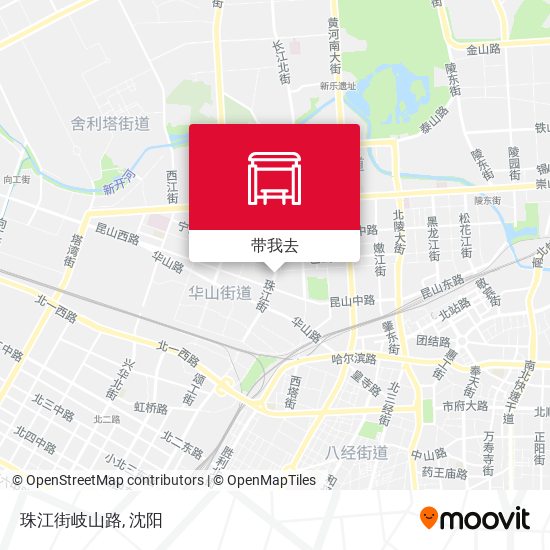 珠江街岐山路地图