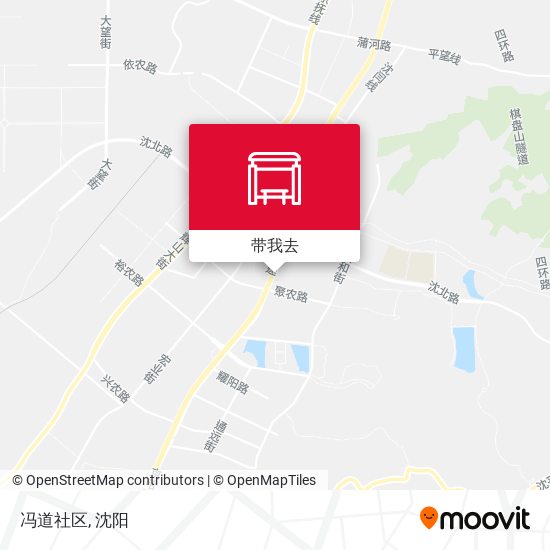 冯道社区地图