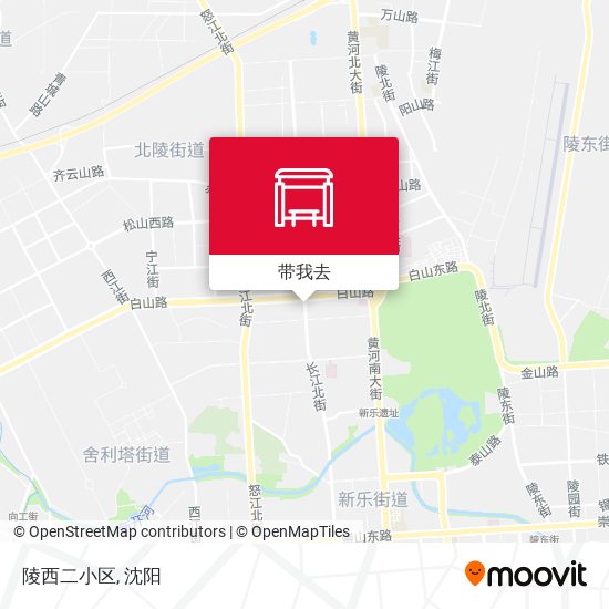 陵西二小区地图