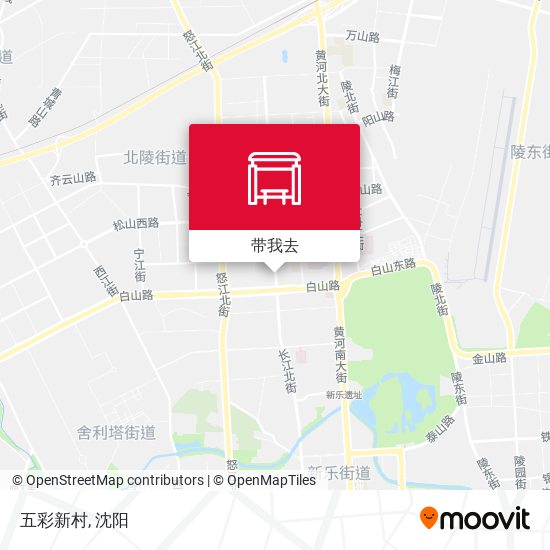 五彩新村地图