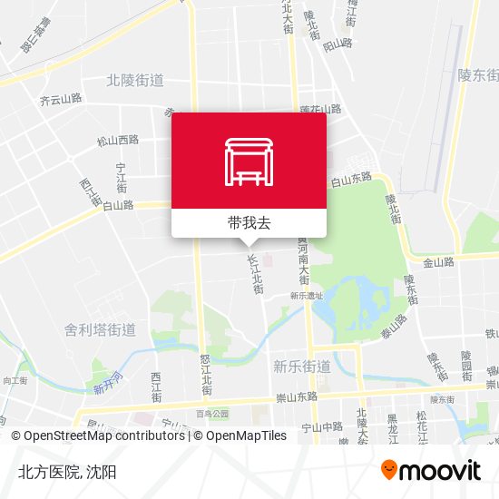 北方医院地图