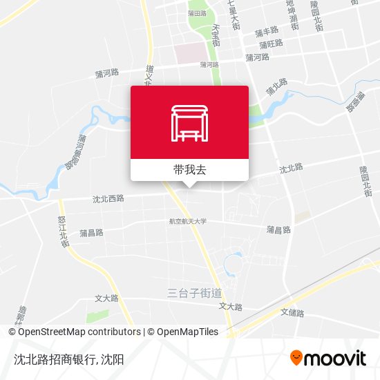 沈北路招商银行地图