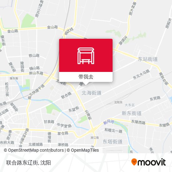 联合路东辽街地图