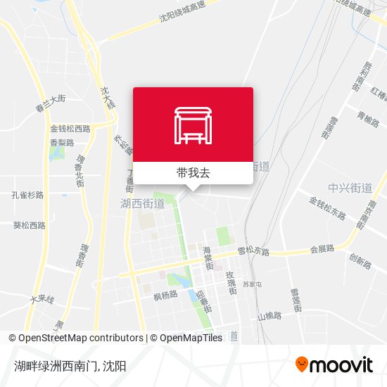 湖畔绿洲西南门地图