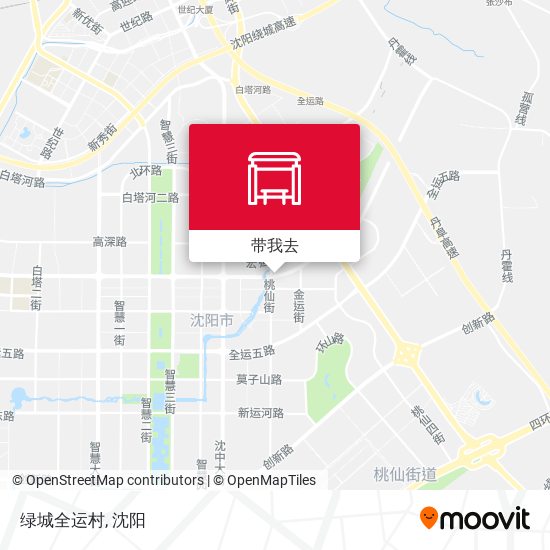 绿城全运村地图