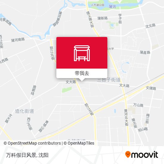 万科假日风景地图