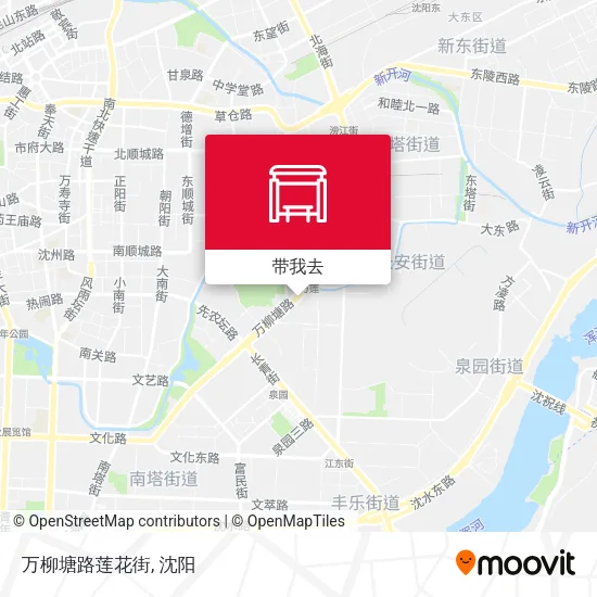 万柳塘路莲花街地图