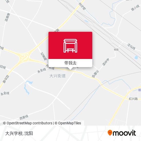 大兴学校地图