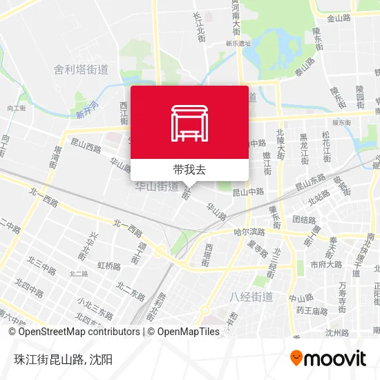 珠江街昆山路地图