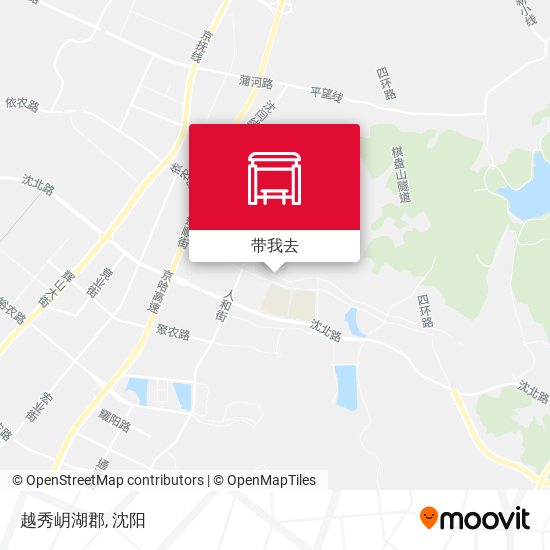 越秀岄湖郡地图