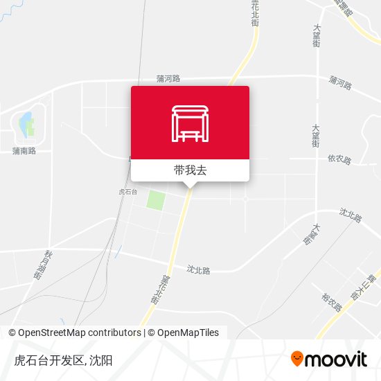 虎石台开发区地图