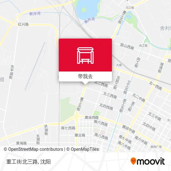 重工街北三路地图