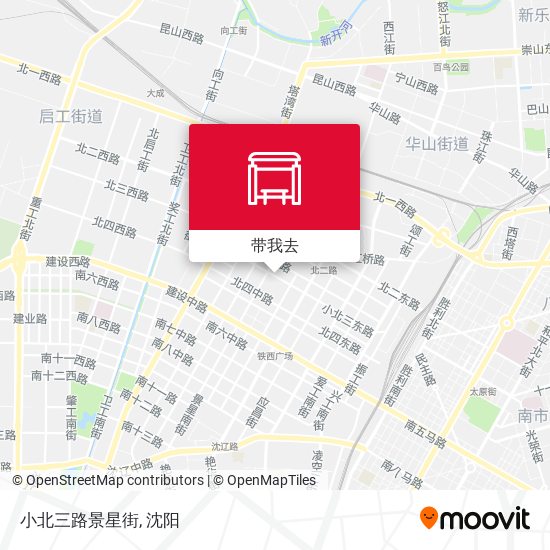 小北三路景星街地图