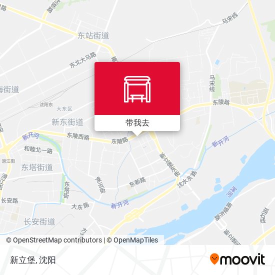 新立堡地图