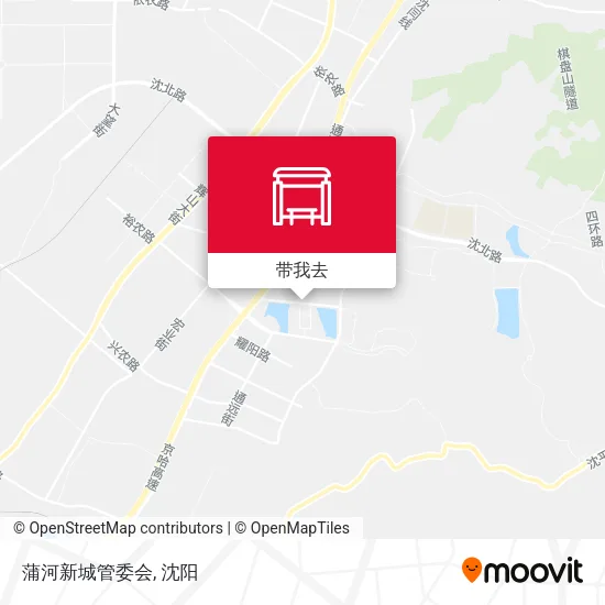 蒲河新城管委会地图