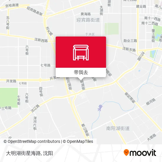 大明湖街星海路地图