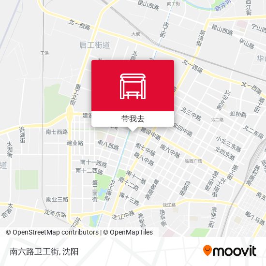 南六路卫工街地图