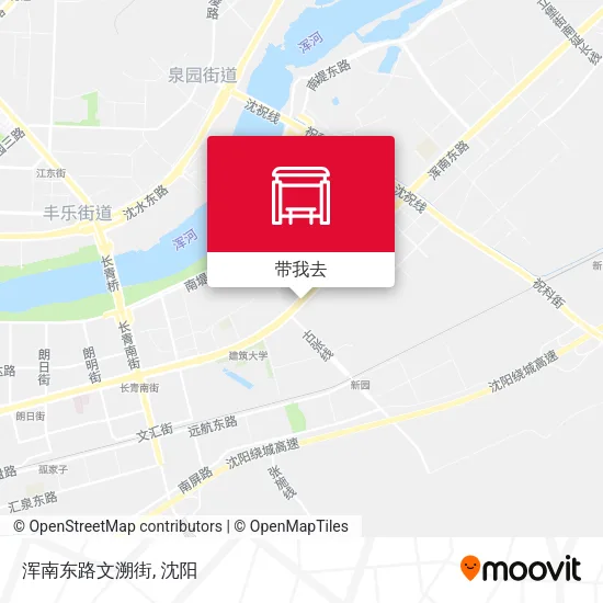 浑南东路文溯街地图