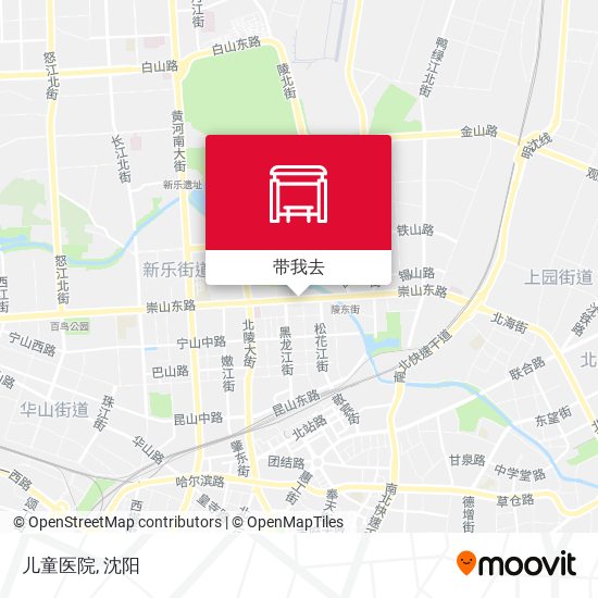 儿童医院地图