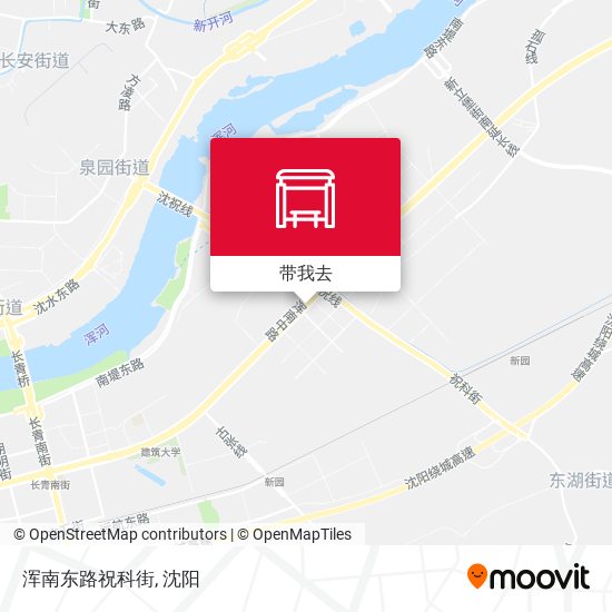 浑南东路祝科街地图
