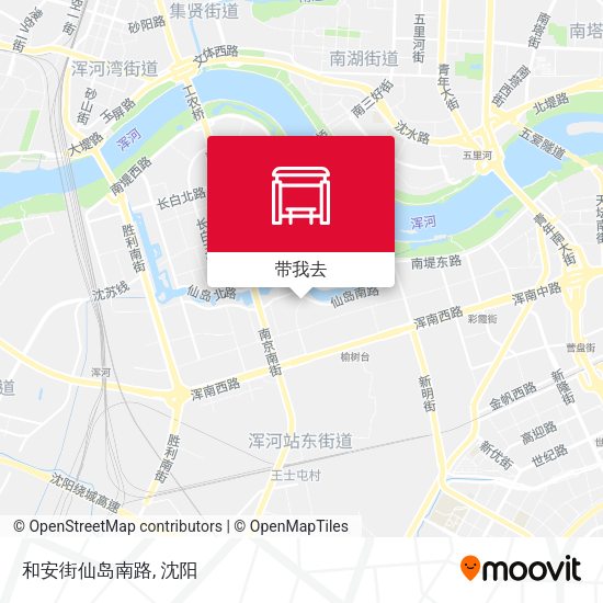 和安街仙岛南路地图