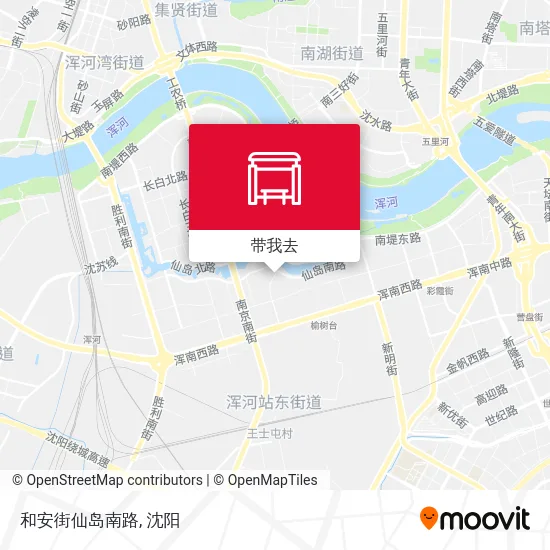 和安街仙岛南路地图