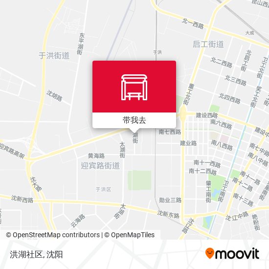 洪湖社区地图