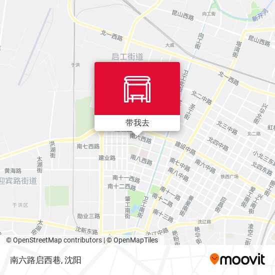 南六路启西巷地图