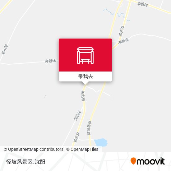 怪坡风景区地图