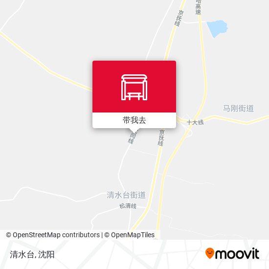 清水台地图