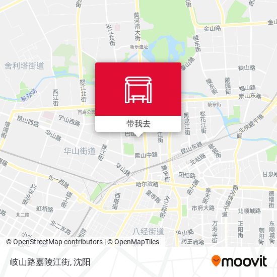 岐山路嘉陵江街地图